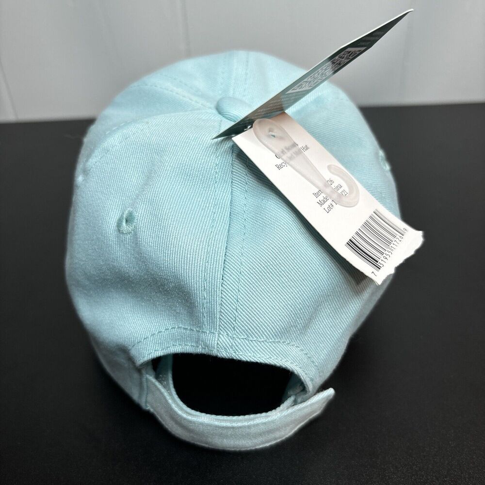 GIRL SCOUTS ADJUSTABLE BASEBALL HAT CAP RAINBOW LETTERS BLUE/TEAL - Picture 3 of 6